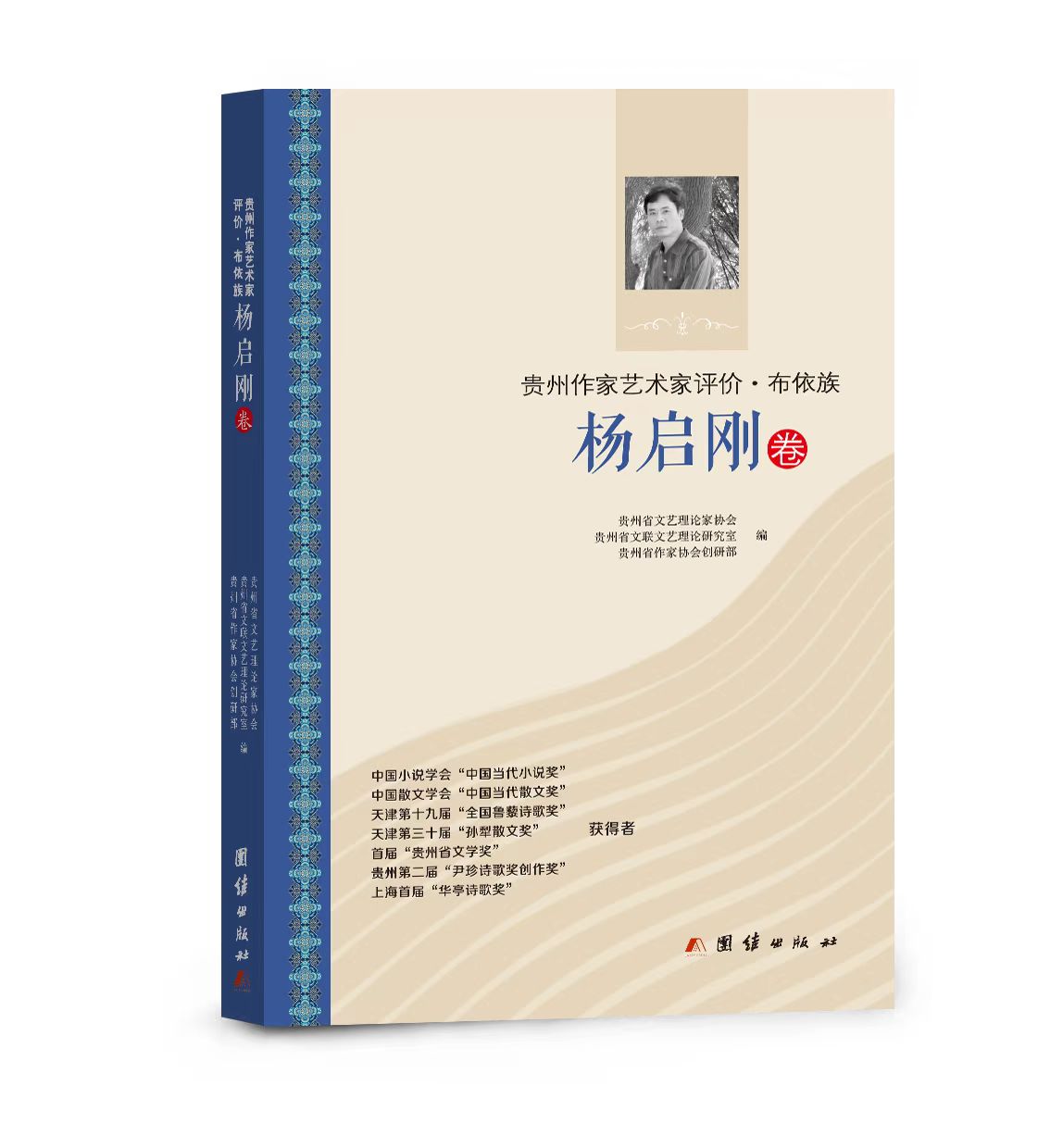 文學(xué)評論集《貴州作家藝術(shù)家評價?布依族楊啟剛卷》封面