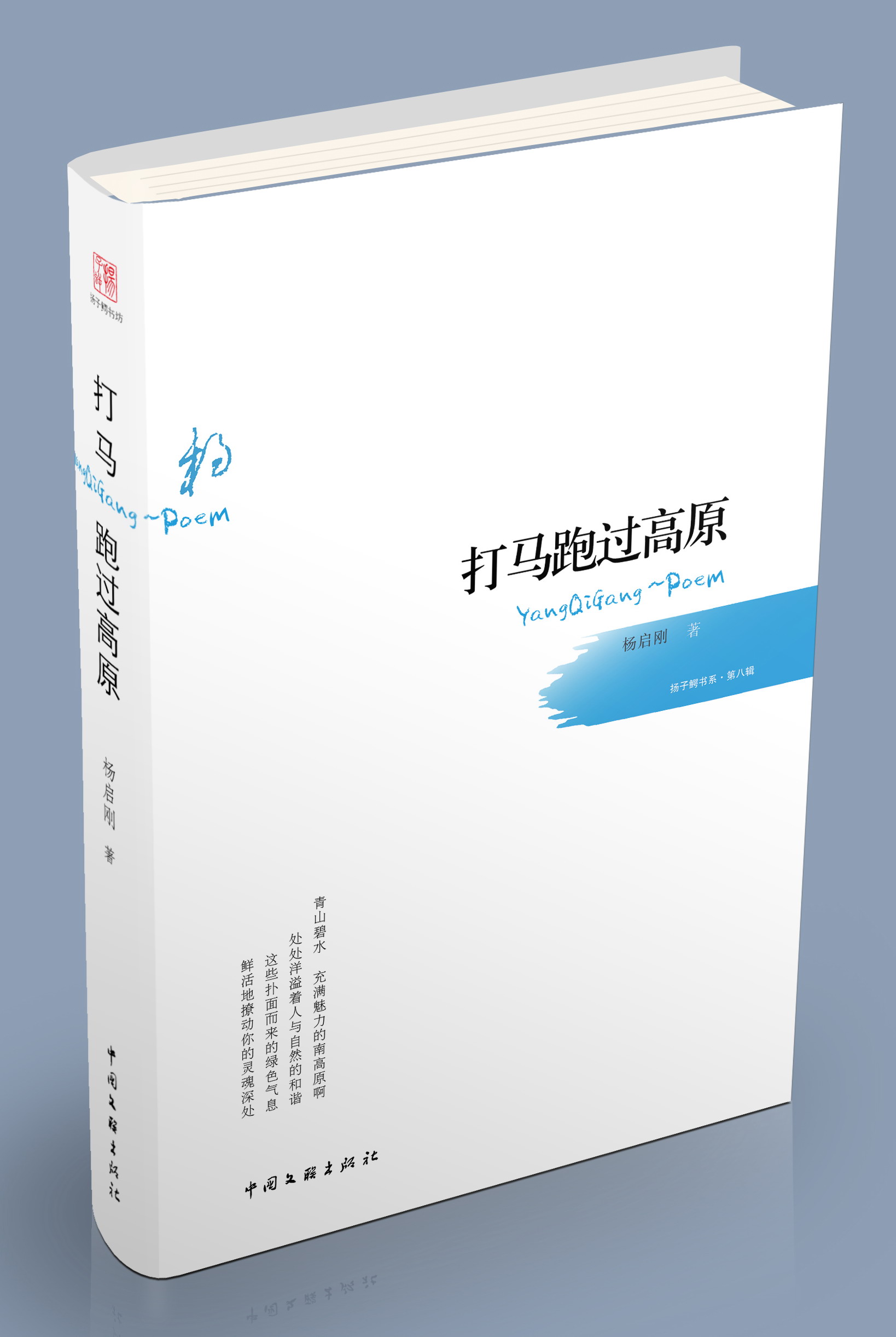 詩集《打馬跑過高原》封面（楊啟剛 著）