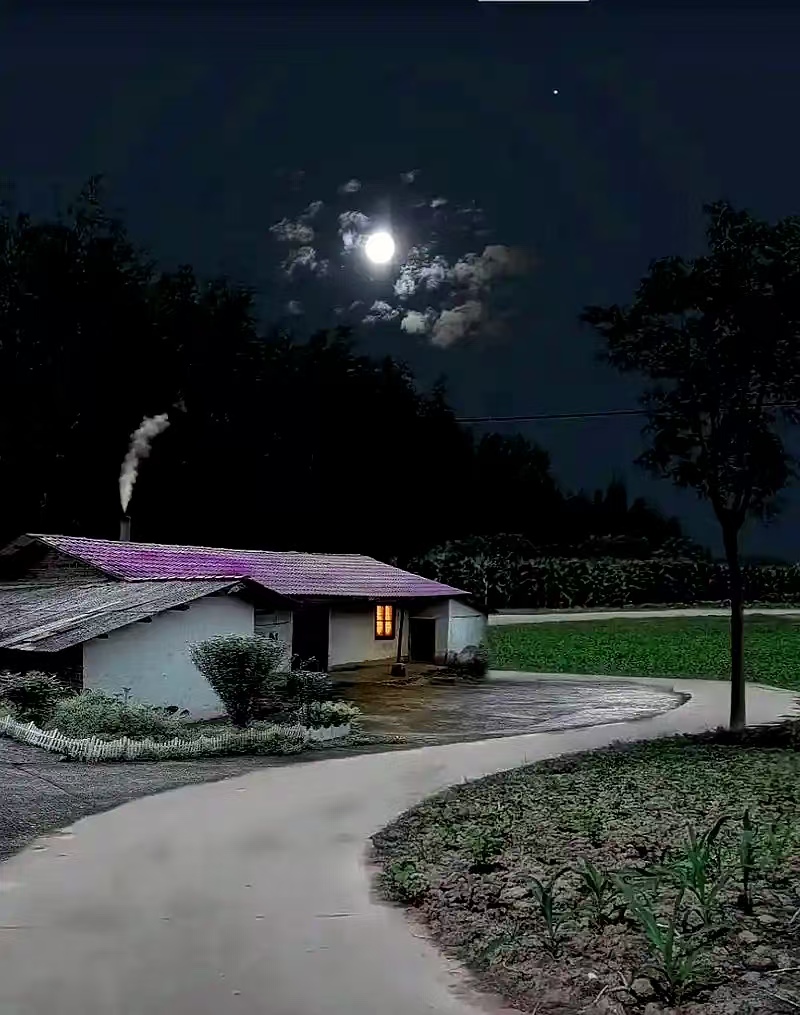 鄉(xiāng)下夜晚